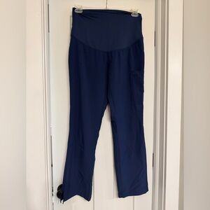 Navy Blue Women's Maternity scrub pants XS Medcouture